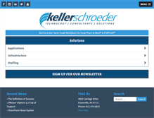 Tablet Screenshot of kellerschroeder.com